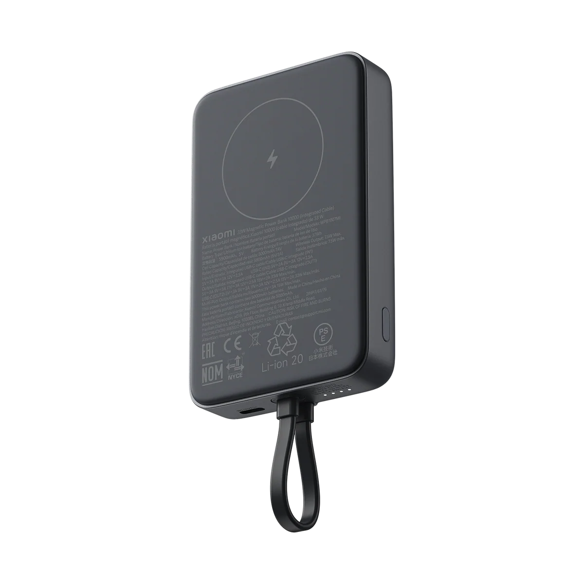 Xiaomi 33W Magnetic Power Bank 10000mAh (Integroitu kaapeli)